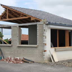 Extension de maison avec chambre d'amis Plaisir